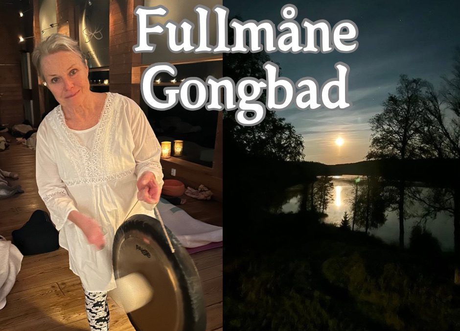 Fullmåne Gongbad dato oversikt vinter/ vår 2025 på Lotussenteret i Larvik