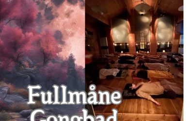 Fullmåne Gongbad i påsken med Lisbeth, på Lotussenteret i Larvik 14.april kl 17:00 – 18:30