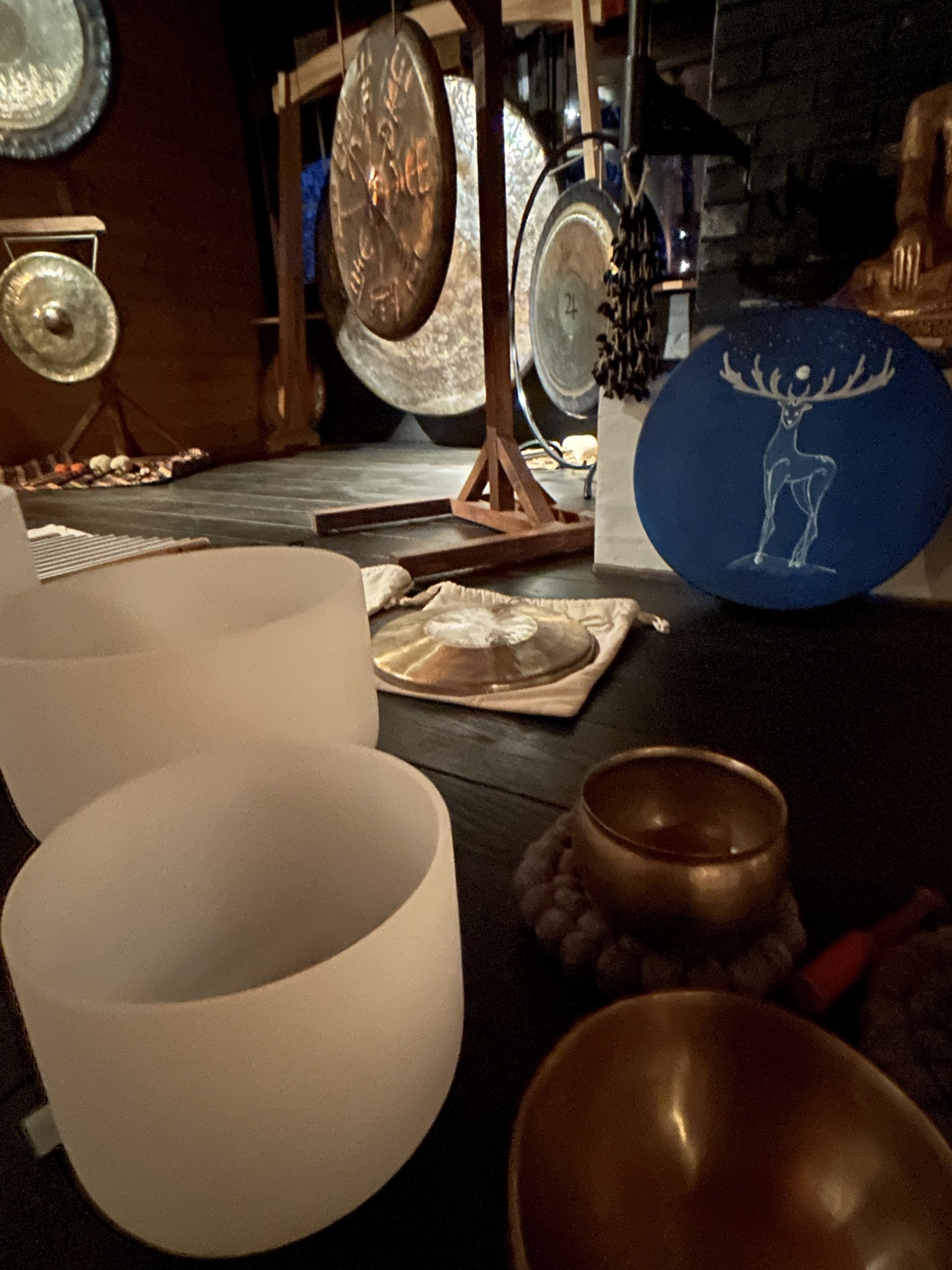 Gongbad Påskefullmåne søndag 29.mars kl 17:00 – 18:30 med Scilla & Lisbeth på Lotussenteret i Larvik